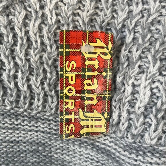 Brian MacNeil Sportswear Womens Cable Knit Sweater Gray Size Medium NEW - Picture 6 of 6